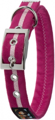 Oscar & Hooch Dog Collar L (41-51cm) Hot Pink RRP 16.99 CLEARANCE XL 7.99